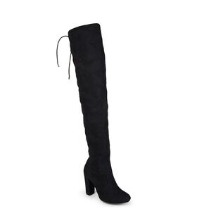 Journee Collection Maya over the knee suede boots NWT